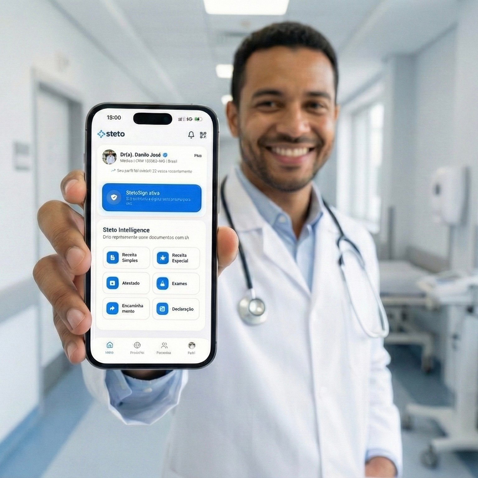 App Steto - Prescrição e Assinatura Digital